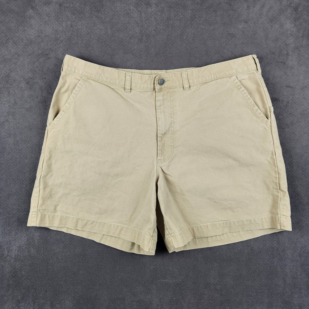 Vintage Patagonia Lightweight Stand Up Shorts Mens 40 Tan Organic Cotton Canvas